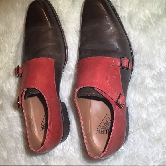 John fluevog leather red/brown shoes size 10 main image 7